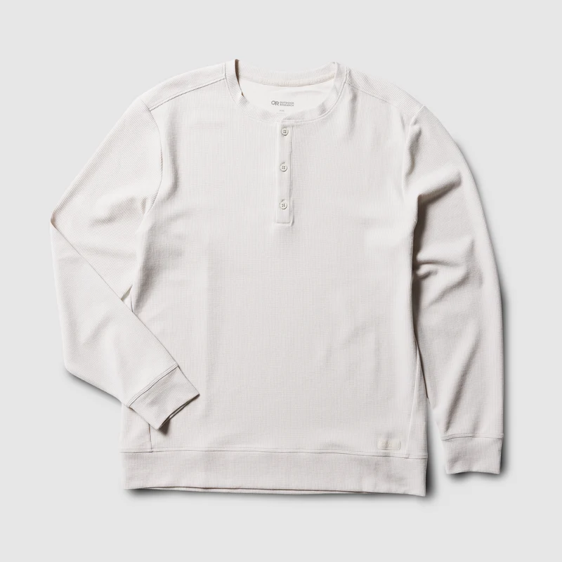 Men's Eclipse Waffle Long Sleeve Henley