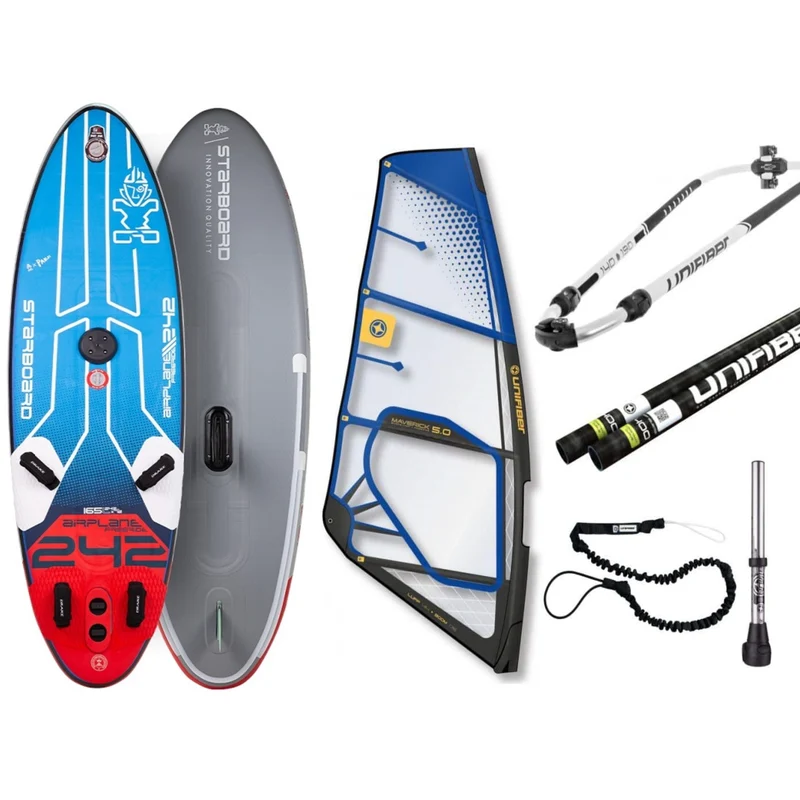 Starboard Airplane 2026 + Unifiber Maverick 2 Complete Windsurfset