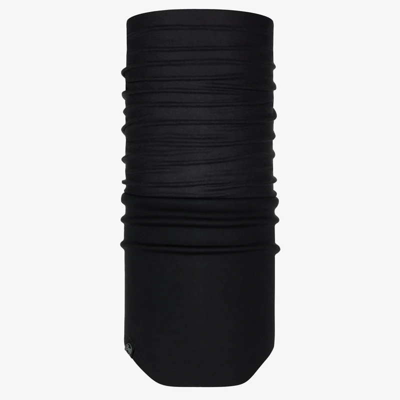 Buff Windproof Solid Black - Nekwarmer