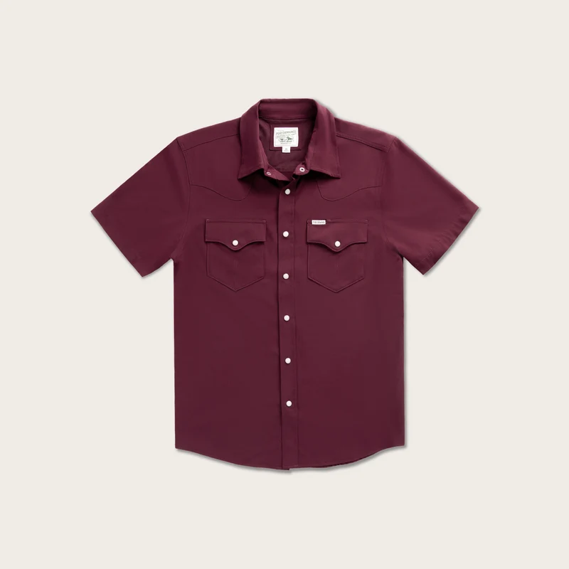Men's Performance Western Short Sleeve Pearl Snap