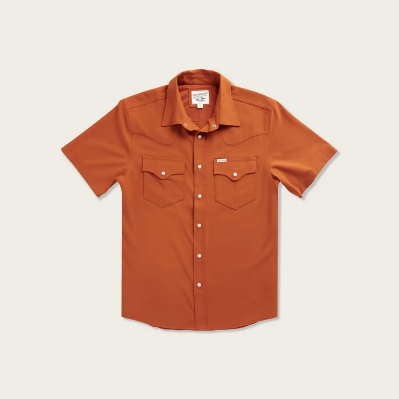 Men's Performance Western Pearl Snap SS