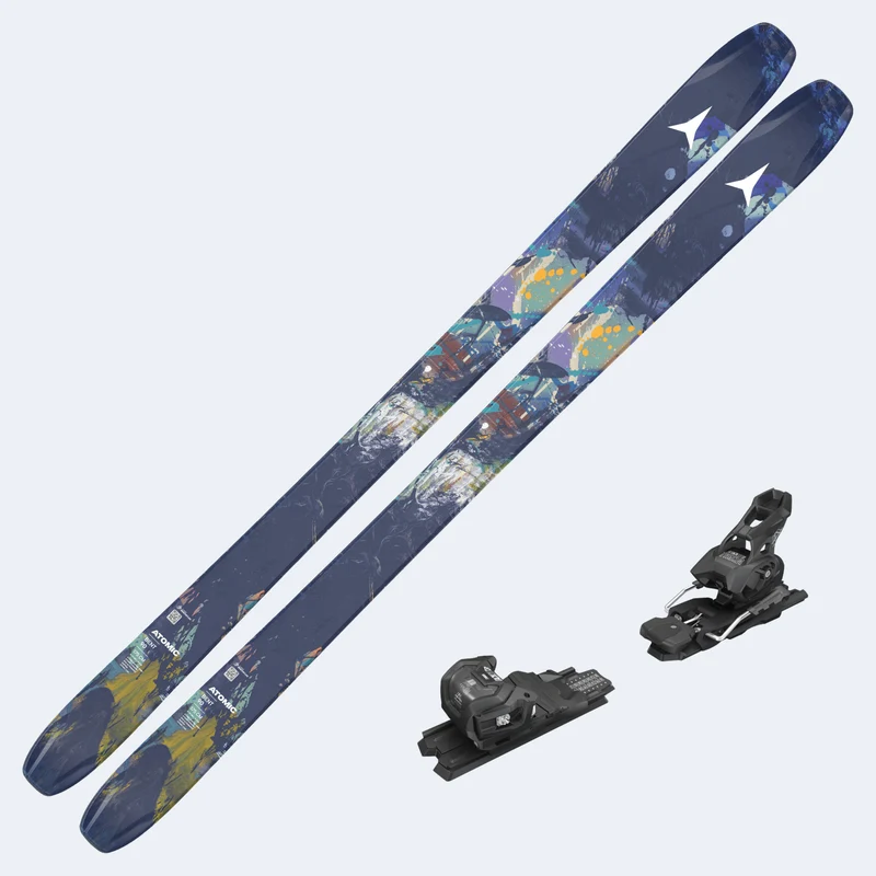 2027 Atomic Bent 90 Skis with Tyrolia Attack LYT 13 GW Demo Bindings