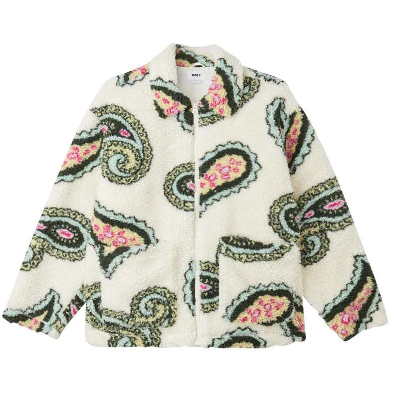Paisley sherpa jacket