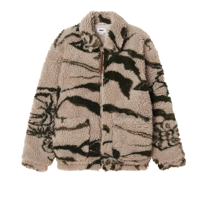 Mushroom sherpa jacket