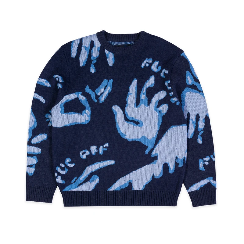 FUC Off Knit Blue