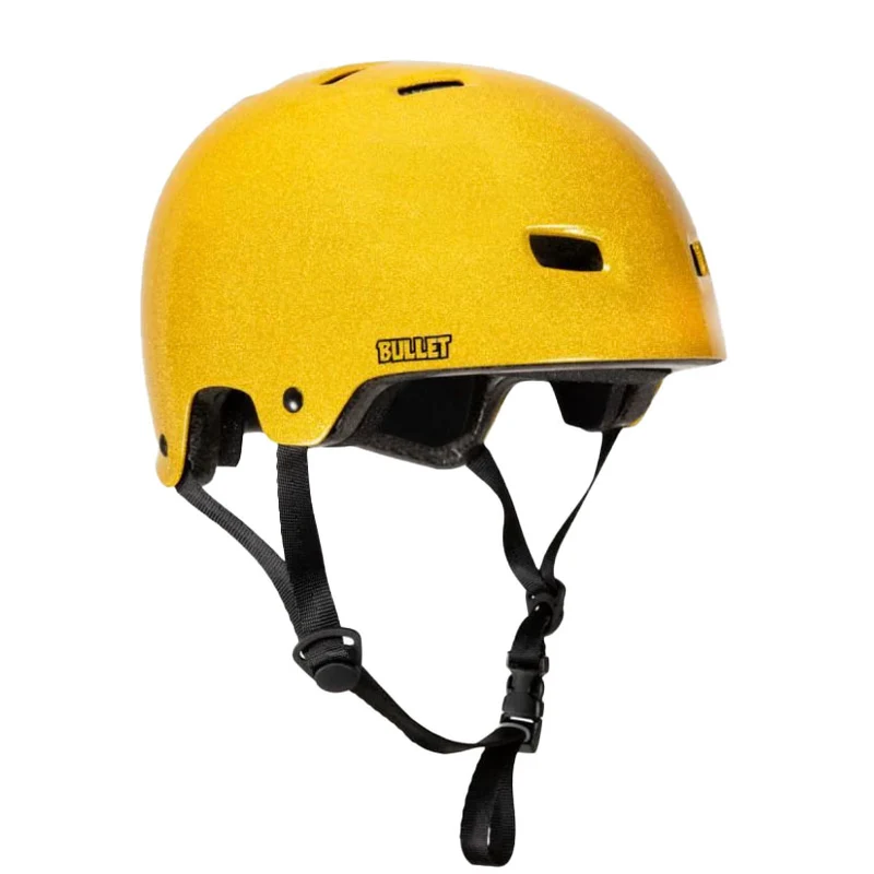 Bullet Graphic Helmet Gold