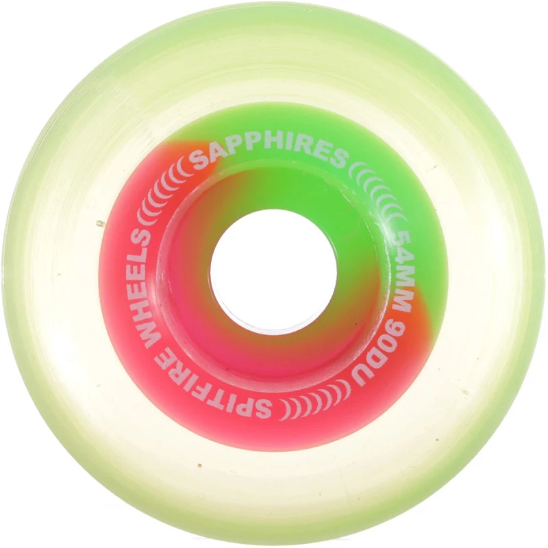 Spitfire Sapphires Wheels Neon Pink/Green 90D