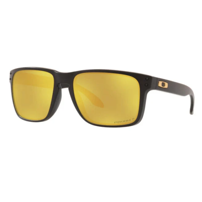 Holbrook XL Matte Black Prizm 24K Polarized Lenses