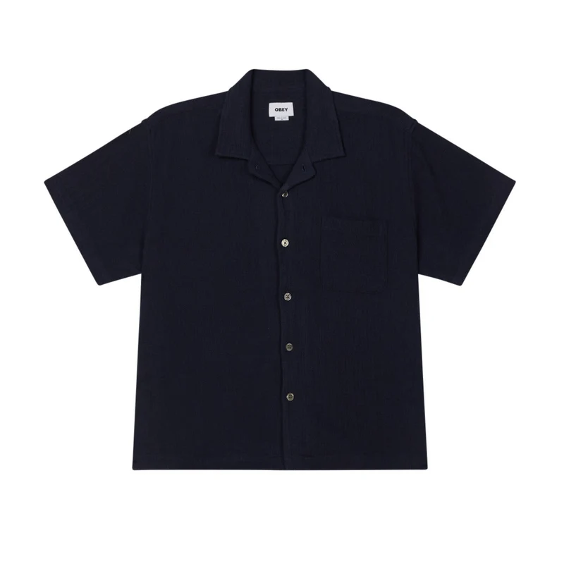 Obey Curtis woven short sleeve