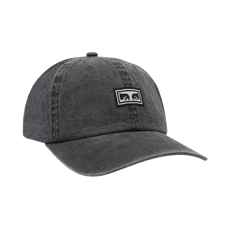 Obey Icon eyes pigment 6 panel velc Pigment black
