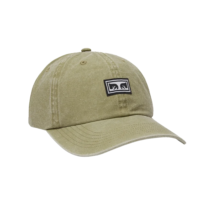 Icon eyes pigment 6 panel velc Pigment khaki