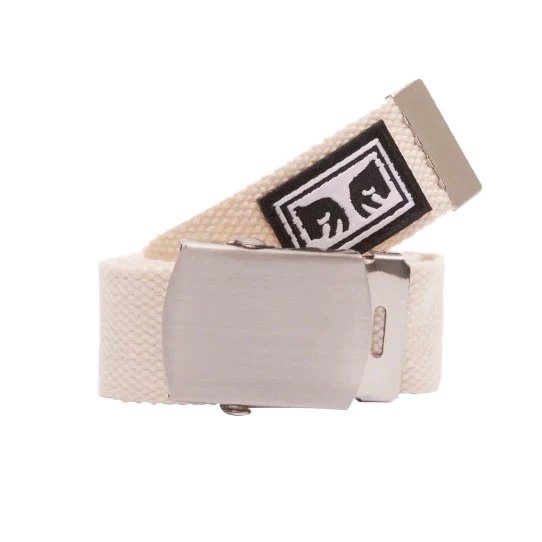 Obey Big Boy Web Belt Unbleached