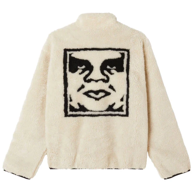 Icon face sherpa jacket