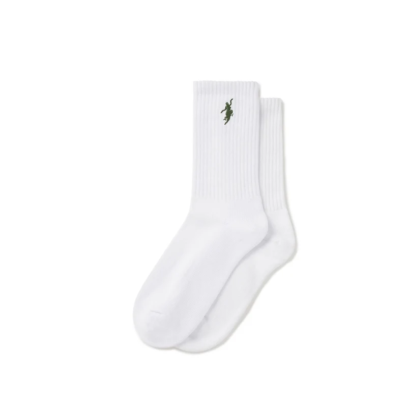 Rib Socks No Comply White Army Green