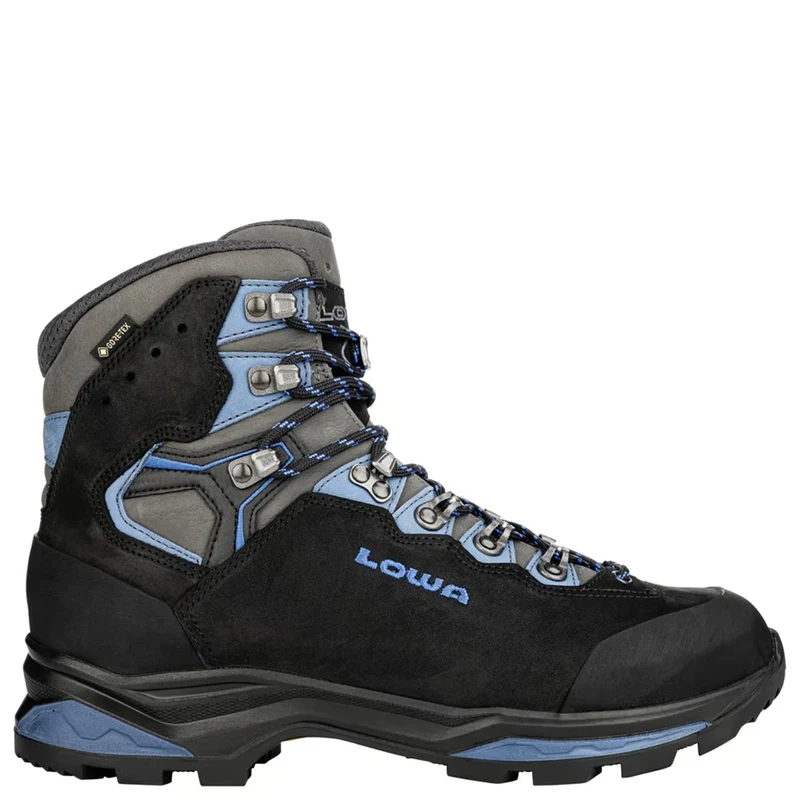 Lowa Herren Bergschuhe Camino Evo GTX Schwarz / Blau