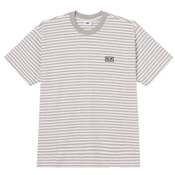 Established works eyes stripe ss Ash grey multi
