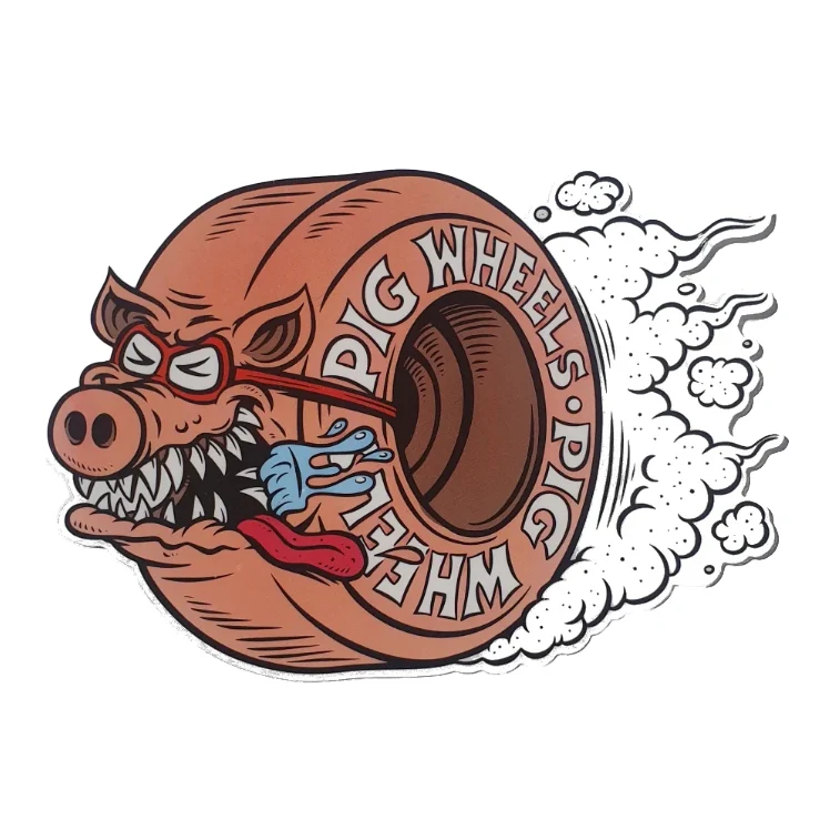 Pig Speedster Sticker