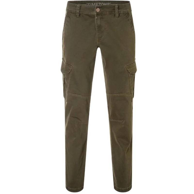 Timezone Regular NiklasTZ L34 washed olive Herren