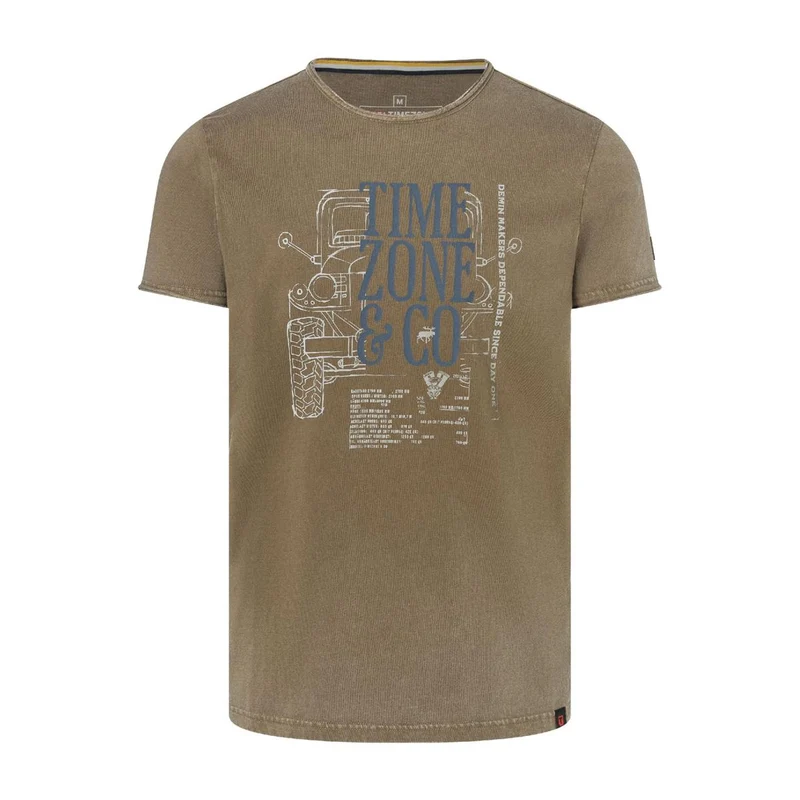 Timezone Truck T-Shirt black olive Herren