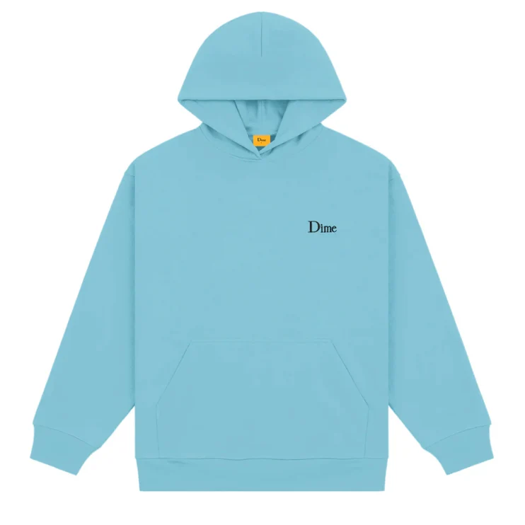 Classic Small Logo Hoodie Ocean Blue