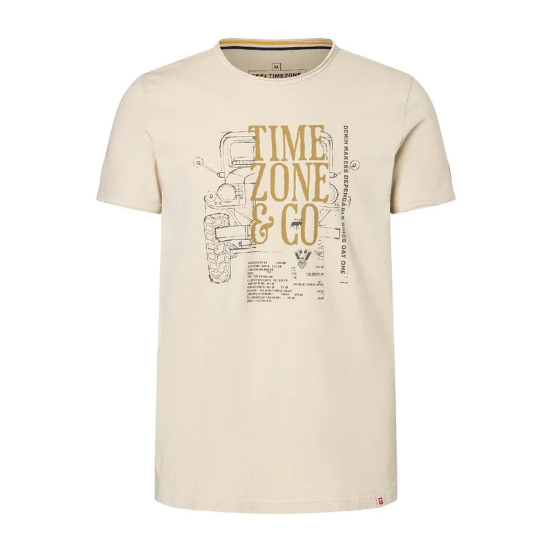 Timezona Truck T-Shirt bone white Herren