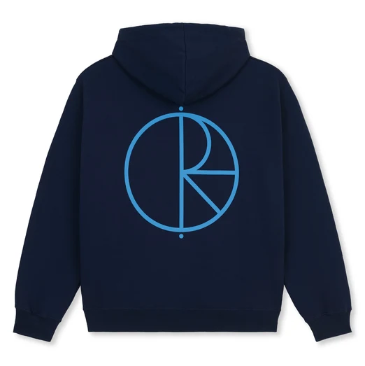 Dave Hoodie Stroke Logo Dark Blue