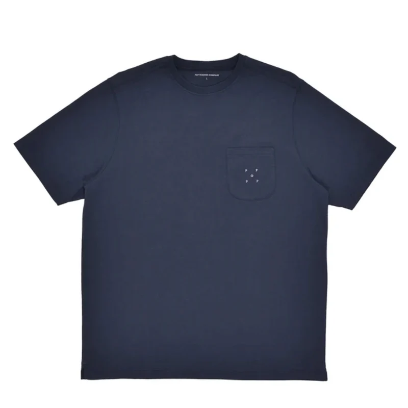 pocket t-shirt navy viola