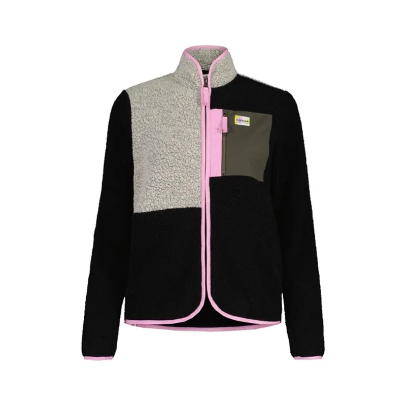 Maloja Damen VallettaM. Fleece-Jacke Deep Black Multi