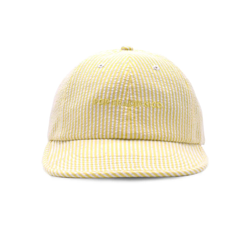 flexfoam seersucker sixpanel hat snapdragon white