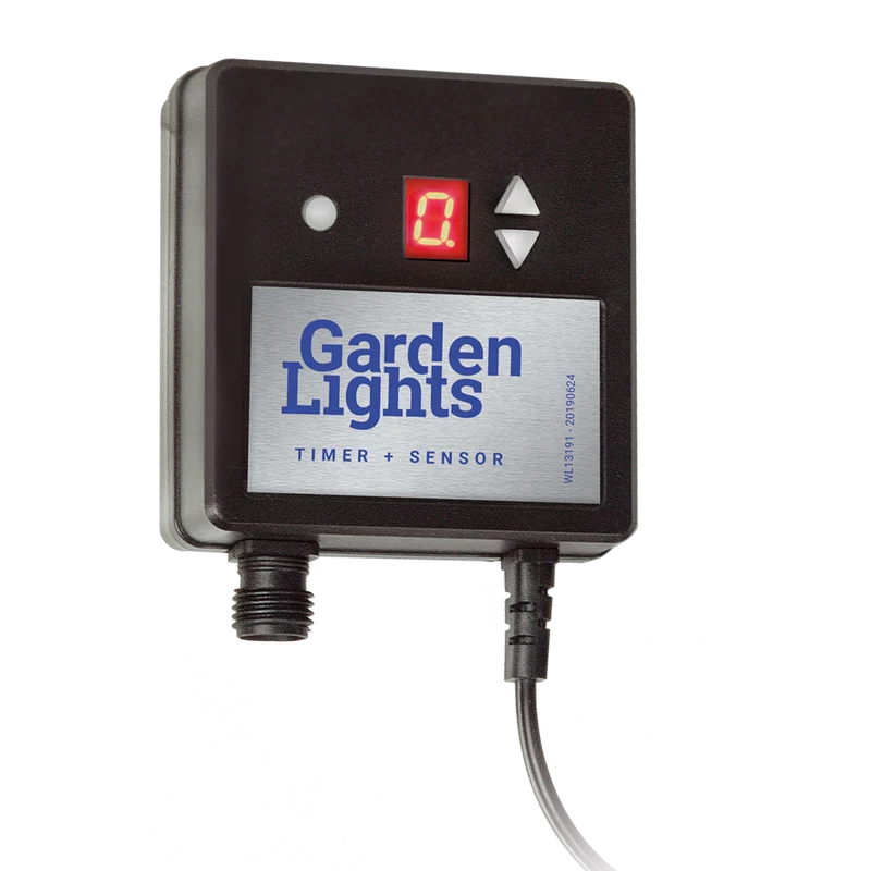 Garden Lights Timer + Dusk to Dawn Sensor