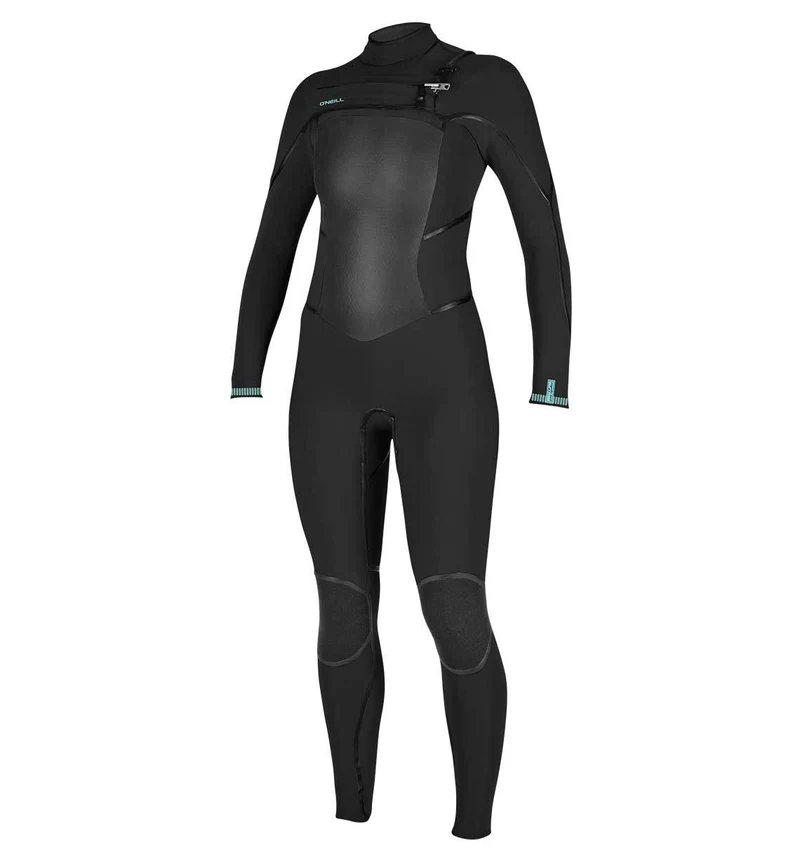 O'Neill Psycho Tech 5/4 mm front zip Dames Black/Black