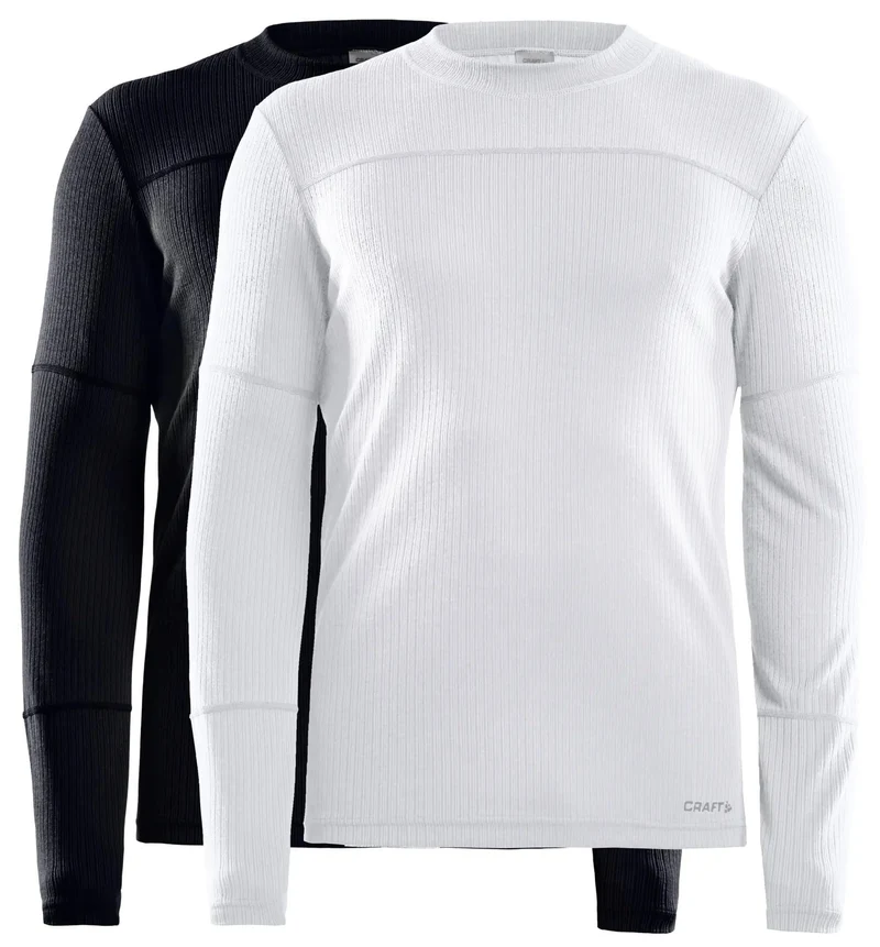 Craft Core Thermo 2-pack shirt/shirt Heren Black White