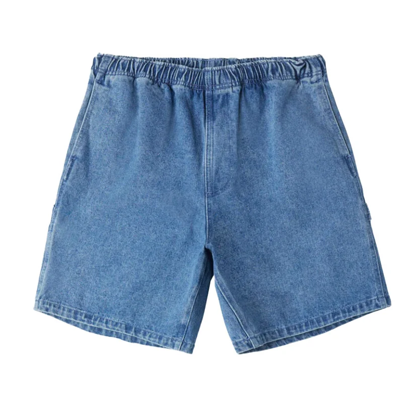 Easy denim carpenter short Light indigo