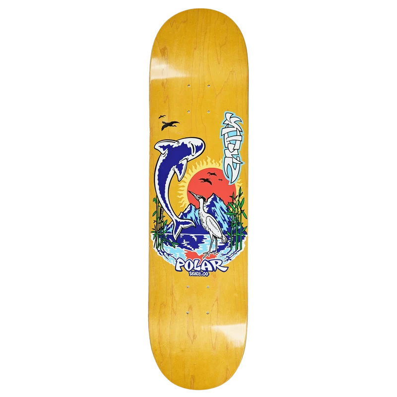 Shin Sanbongi Mt Fuji Skateboard Deck