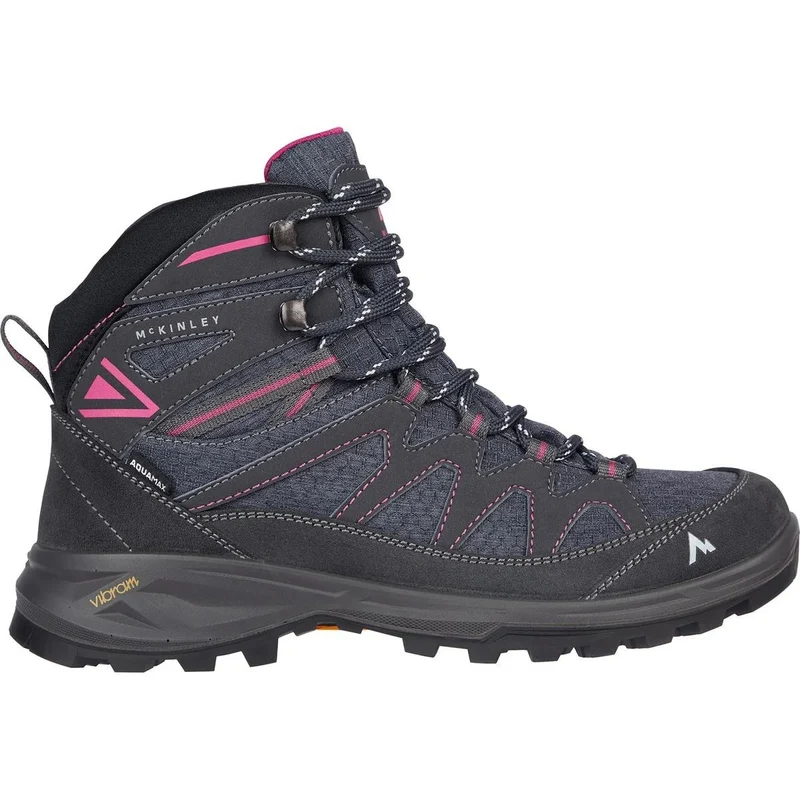 Mc Kinley Damen Wanderstiefel Vulcanus Mid AQX Anthracite/ Red