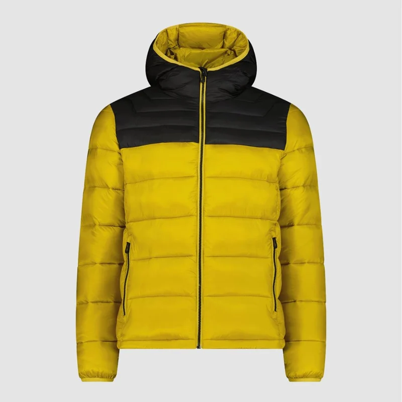 CMP Man Jacket Fix Hood - Gold Green