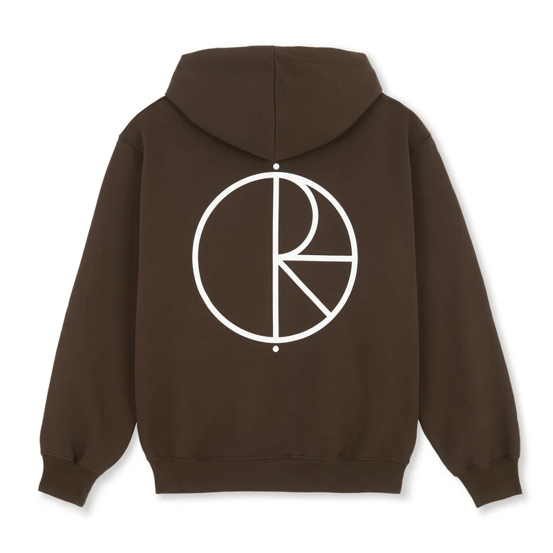 Dave Hoodie Stroke Logo Chocolate