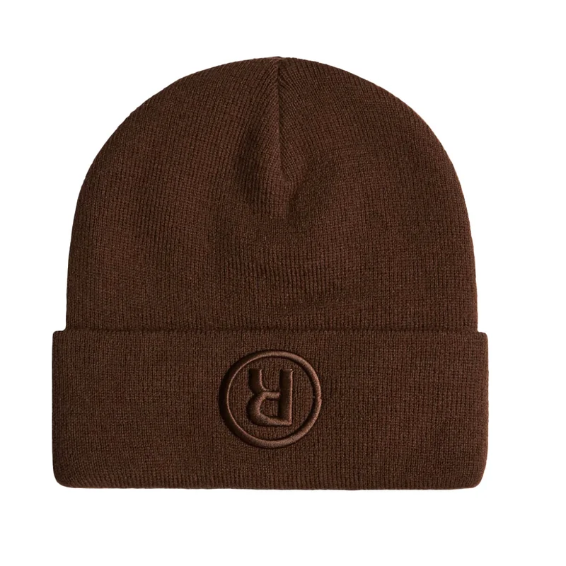 LOGO beanie dark brown