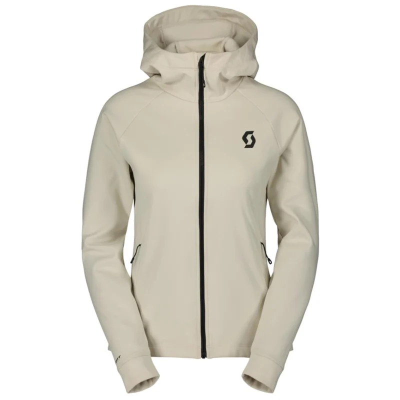 SCOTT Defined Warm Zip Damen-Hoody dusty white