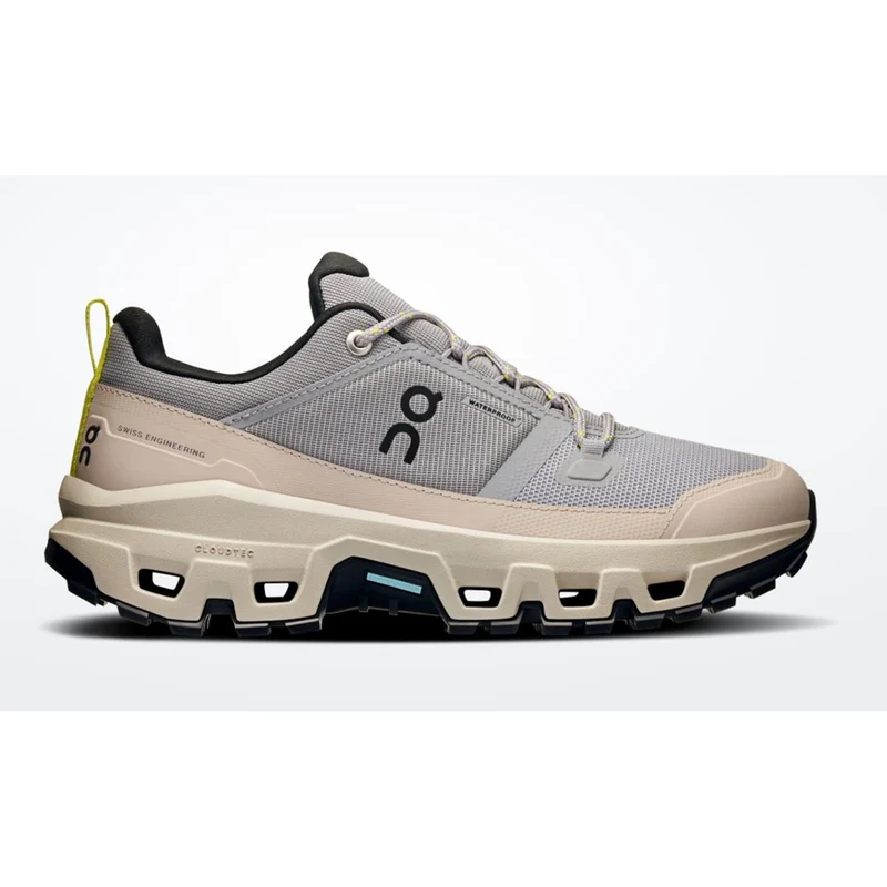 ON Cloudrock Low Waterproof Alloy/Ice Damen