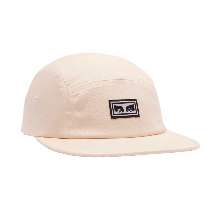 Eyes 5 Panel Hat Unbleached