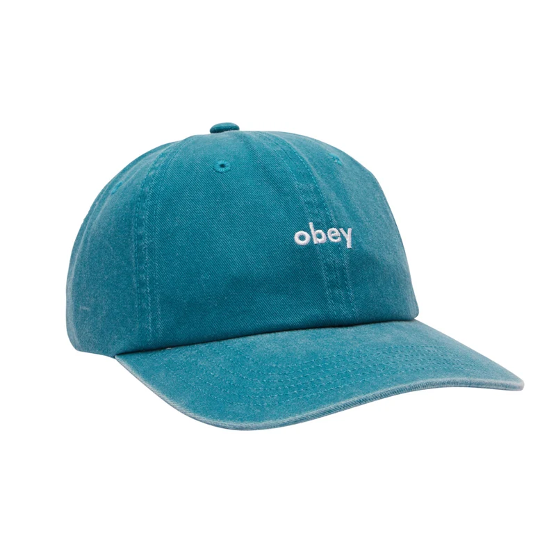 Pigment lowercase 6 panel strap Pigment teal