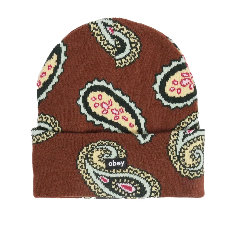 Obey paisley beanie