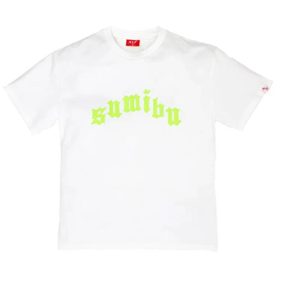 White Neon Lime Ol' Sumibu Tee
