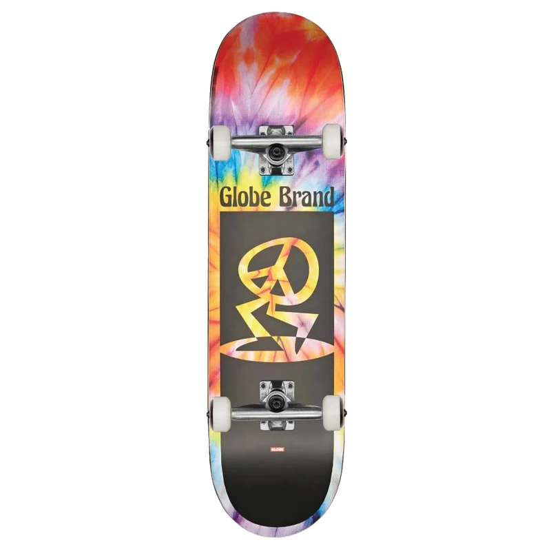 Kids Peace Man Mid Spiral Dye Black
