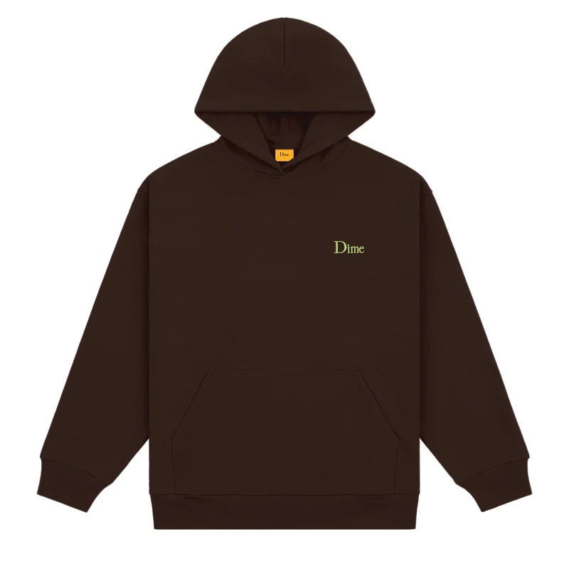 Classic Small Logo Hoodie DEEP BROWN