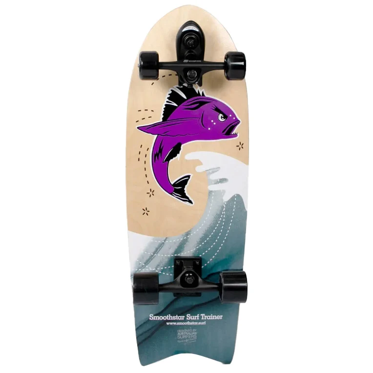 Smoothstar Skateboard THD Flying Fish Purple