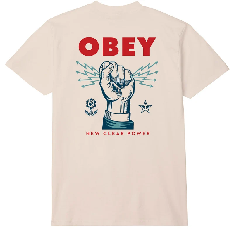 Obey new clear power tee