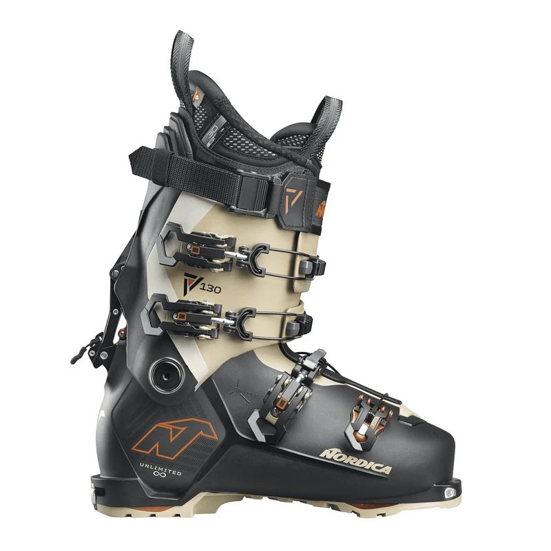 Nordica Alpinschuhe Unlimited 130 DYN Schwarz / Sand / Kupfer
