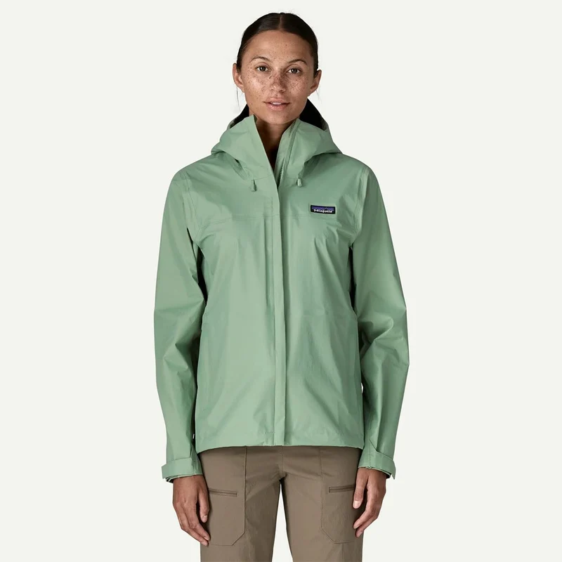 Patagonia Damen Torrentshell 3L Regenjacke Ellwood Green